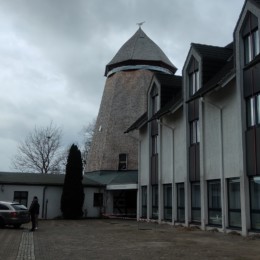 Hotel Demminer Mühle im Wintersturm