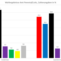 Wahlergebnis Peenetal/Loitz